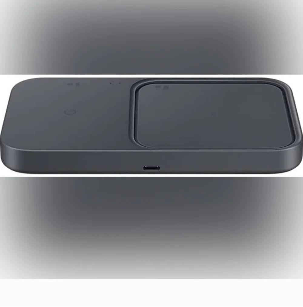 NWT Samsung 15W Duo Fast Wireless Charger Pad - Dark Gray